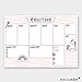 Produktbild Detail-loving! DIN A3 desk pad „My weekly planner“ unicorn motive with 40 sheets, print_017 – for every big and small girl who loves unicorns (English)