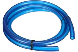 ihreesy Tubo de Manguera de Línea de Combustible de 1 Metro de Longitud, 5 mm ID 8 mm OD Universal de la Motocicleta Línea de Combustible de Gas Línea de Combustible de Goma Tubo de Gasolina,Azul