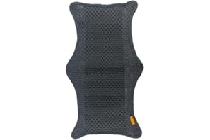 iSpchen Funda de Cojín de Malla 3D para Motocicleta, Cojín para Asiento de Motocicleta, Funda de Cojín de Aislamiento Térmico Antideslizante Transpirable para Motocicleta