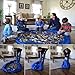Katomi Quickly swoops into a shoulder bag - Ideal for Lego, Duplo & other children's toys for faster cleanup! (Large- 150CM) (Atlantic Blue)