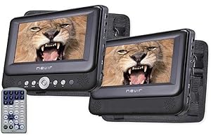 DVD Portatil Nevir 7" X2 Nvr-2772Dvd-Pdcu Negro USB