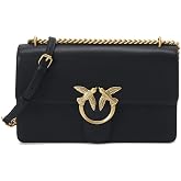 Pinko, Love One Classic DC Vitello SE for Women, Black, One Size