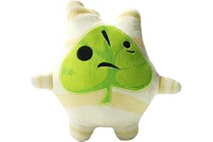 GREHGE ATVOYO Zelda Forest Elf Seedling Korok Peluche Juguete Legend of Zel da Peluche cojín Makar Korok Peluche Peluche muñeca Planta Juego Lindo Figura muñeca colección para Fans