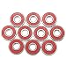 Produktbild Radlager - TOOGOO(R)10pcs ABEC-9 Lager Skateboard Super schnelle 608-2RS Lagerstahl Geschwindigkeit skate