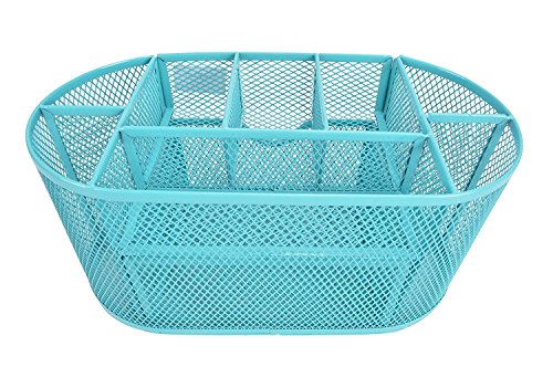 Organizador de escritorio Yaekoo tipo cesta con un elegante dise o rojo de malla de alambre con 9 compartimentos de suministros de escritura ideal para regalos ni os estudiantes y material de oficina color azul reviews Organizador de escritorio Yaekoo tipo cesta con un elegante dise o rojo de malla de alambre con 9 compartimentos de suministros de escritura ideal para regalos ni os estudiantes y material de oficina color azul