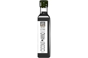 Cocofina Organic Coconut Aminos Alternative to Soy Sauce Teriyaki Sauce Gluten Free Liquid Aminos Soy Free Vegan – Keto and Paleo - Glass 250ml