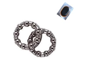 MAXXI4YOU 2 Stück Thompson Fahrrad Kugellager Keiltretlager A40 Ø 35 mm 1/4" inkl. 1 x Schlauchflicken