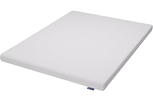 Avenco Topper Memory 180x200, Altezza 12.5cm, Coprimaterasso in Gel Memory Foam, Topper Matrimoniale Reversibile, Rivestimento Sfoderabile, Respirabile, 4 Angoli Elasticizzati, Certificato Oeko Tex