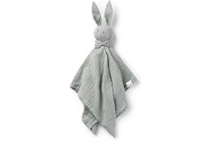 Elodie Details Comforter Blanket Blinkie for Babies and Toddlers in 100% Oeko-Tex Extra Soft Cotton - Mineral Green
