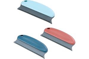 NC Quitapelos para Mascotas, 3Piezas Cepillo Removedor de Pelo para Mascotas Gato Perro para Sofá Muebles Alfombras Ropa Mantas Coche Cama (3 Colores)