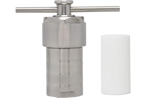 BAOSHISHAN Hydrothermal Synthesis Autoclave Reactor 500ml High-Pressure Digestion Tank with PTFE Lining PTFE Lined for Rapid Digestion of Insoluble Material (500ml)