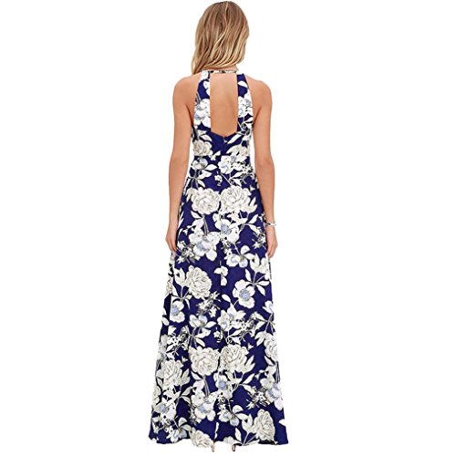 LILICAT Frauen Sommer Boho Lange Maxi Abend Party Kleid Strand Kleider Sundress - 4