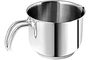 INOXPRAN - Bollitutto Elodie, Realizzato in Metallo, Dimensioni 17x12x10.5 cm, Classico e Igienico 100%, Prodotto Originale e Certificato, Lavabile in Lavastoviglie, 1,2L, Lucidato, Argento