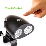 LED BBQ Lumières, 360 degrés Rotation Éclairage de gril, ZSZT Touche Tactile Sensible parfait pour le barbecue extérieur Tout Gaz Charbon Grill électrique
