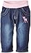 SALT AND PEPPER Baby Girls NB Jeans L.friends Plain Jeans, Blue (original 099), 0-3 Months (Manufacturer size: 56)