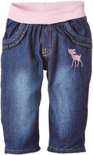 SALT AND PEPPER Baby Girls NB Jeans L.friends Plain Jeans, Blue (original 099), 0-3 Months (Manufacturer size: 56)