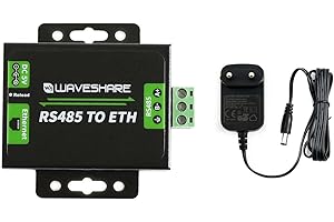 Waveshare RS485 to Ethernet Converter M0 Series 32-bit Arm Processor Supports DNS Domain Name Resolution Customized Registration Packets Heartbeat Packets Configurable Via Webpage Get and Post