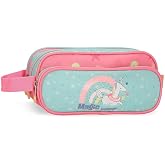 Enso Magic Summer Toiletry Bag Shoulder Bags Organize Multiple Compartments Pink and Blue