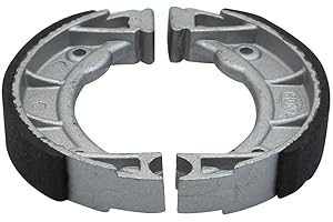 CITOMERX Bremsbeläge Bremsbacken vorne/hinten 118 x 20 mm kompatibel mit Zündapp ZD 10 20 25 30 40 Typ 446 Mofa