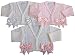 Baby bolero cardigan BOWS girls spanish style christening wedding 3-6 MONTHS PINK