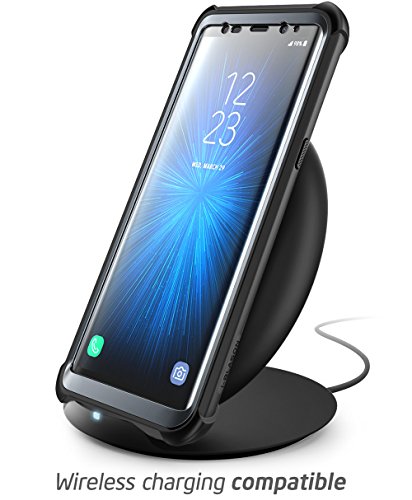 i-Blason Funda Samsung Galaxy Note 8  Ares con protectores de pantalla incorporados para Samsung Galaxy Note 8  2017   transparente  negro 