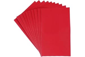 CREATIVE BALLOONS Foam Board Red A4 Thick Foam Sheet for Model Making Mounting Photos Presentations Arts Crafts Projects Modelling Craft Display Card Making 5 Pack