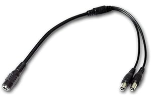 WORLD-TRADING-NET Distributeur DC 5.5/2.1mm 1x Accouplement / 2X fiche