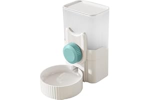 Nupaque Automatic Cage Feeder | Small Animal Water Dispenser | Cat Food Dispenser | For Hamster, Guinea, Chinchilla, Ferret, Gerbil