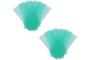YCD Pack of 10 Welding Protection Lens Replacement 101 mm x 50 mm (4 x 2 Inch) Transparent Cover Lens Cover