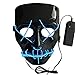 Produktbild Scary Maske Halloween Cosplay LED Leuchten Maske el Draht leuchtenden Schädel Kostüm Maske für Halloween Cosplay Maskeraden Festival Parteien (Farbe zufällig)