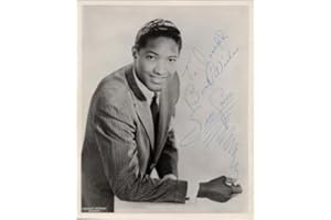 12X8 INCHES SAM COOKE SIGNED AUTOGRAPH PRINT APPROX SIZE