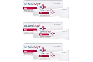 3x 20 ml Schülke Octenisept® Gel Wundgel Heilsalbe Verbrennungen Sonnenbrand Gel Schutz, Tube