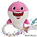 Price comparison product image yuailiur BabyShark Singing Plush - Music Sound Baby Shark Plush Doll Soft Baby Cartoon Shark Stuffed & Plush Toys Singing English Song for Kids Gift Children Girl (red with music)