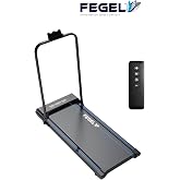 FEGEL FG-13 Y&uuml;r&uuml;y&uuml;ş ve Koşu Bandı, 1.0-10.0 km/s, 105x38.5 cm, 110 kg Kapasite, Bluetooth, FitShow Uyumlu, Katlanabilir, Uzak