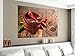 Produktbild Leinwandbild 3tlg 120cmx100cm Cayennepfeffer Schale rote Chili Bilder Druck auf Leinwand Bild Kunstdruck mehrteilig Holz 9YA2692, 3 Tlg 120x100cm:3 Tlg 120x100cm
