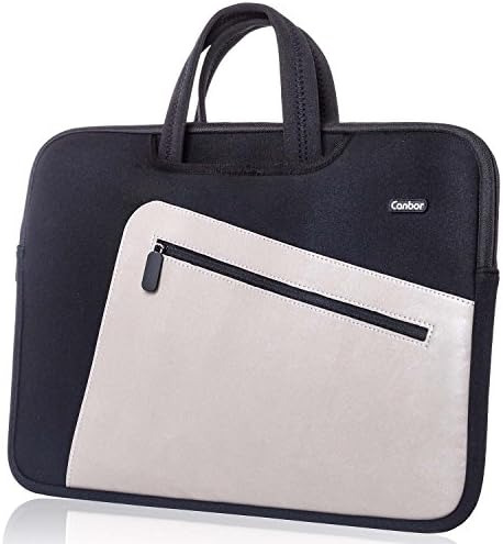 Canbor Laptop Case Bag Sleeve for Apple MacBook Air / Pro, Waterproof Notebook Computer Briefcase Carry Bag for 14 - 15.6 inch Tablet,Chromebook,Ultrabook