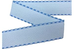 TOMASELLI MERCERIA Passamaneria Nastro Bordo Tela Aida Punto Croce 55 Fori Alto 3 Cm