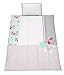 baroo Sweetpea Cotbed Duvet Cover and Pillowcase Set