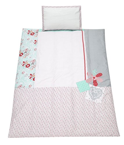 baroo Sweetpea Cotbed Duvet Cover and Pillowcase Set