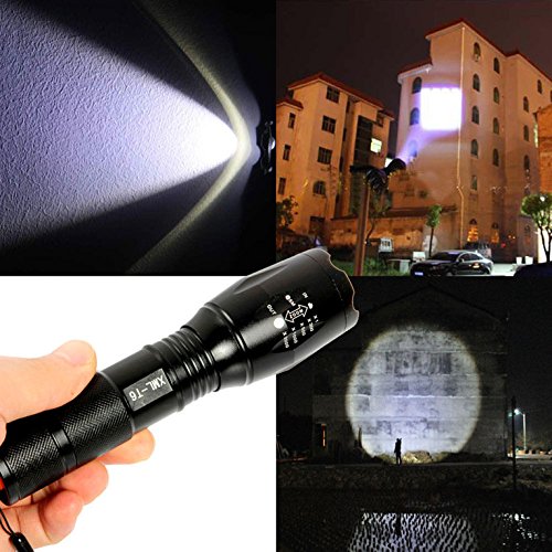 Superhelle CREE LED Taschenlampe Zoom bar – das hochwertige Aluminiumgehäuse ist stoßfest, wasserabweisend bei Regen und sorgt für besten Schutz in Not- und Gefahrensituationen - 4