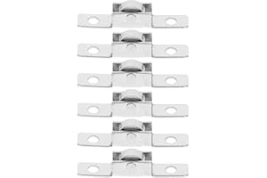 Angoily 6 piezas muebles armario armario puerta corredera rueda corredera corredera puerta corredera rodillo montaje puerta corredera tándem rodillo metal repuesto acero bola rueda rodamiento
