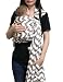 Vlokup Wrap Original 100% Cotton Adjustable Baby Carrier Infant Lightly Padded Ring Sling Gray Wave
