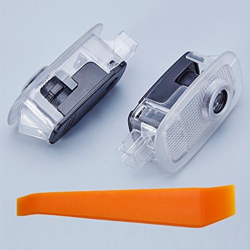 Welcome Light,Kahnsdy 1 pair LED Courtesy Lights Easy Installation Car Door Laser Projector Logo Ghost Shadow Lights for BENZ S(W221) 2008-2012 with Door Upholstery Remover