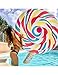 Produktbild HGHFH Schwimmende Reihe Aufblasbare 259 cm Riesen Candy Pool Float Lolly Luftmatratze Liege Frauen Lollipop Schwimm Reihe Urlaub,