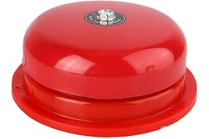 DIOCHE Industrieklingel 100dB Elektrische Glocke 6 Zoll Edelstahl Interner Schlag Typ Elektrische Glocke für Feueralarm, Notevakuierung, Schule, Station(220V)