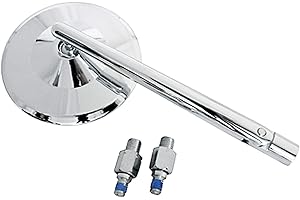 HIGHSIDER Montana Motorrad Spiegel, chrom, E-geprüft (Stück)