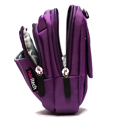 Navitech housse   tui violet pour appareil photo num  rique Nikon COOLPIX A100