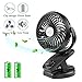 Produktbild Sendowtek Clip Ventilator 2 In 1 USB Mini Desk Fan Und Powerbank mit Wiederaufladbar/Aroma Diffuser/Einstellbare Windgeschwindigkeit/Automatischer Schüttelkopf für Persönlich Zuhause Büro Outdoor