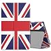 Produktbild MoKo Hülle für All-New Amazon Fire 7 Tablet (7th Generation, 2017 Release), Schlank Folding Schutzhülle Leder Hülle Smart Case Cover mit Auto Sleep/Wake up Funktion für Fire 7, England