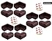 0-Degree Baby Safety Furniture Edge Cushion Corner cover Foam Guard with tape Infant Bump Protector (12 Unit, Brown) RS.399.00